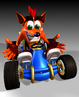 Promotional render of Crash from CTR
