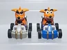 1999 Crash and Fake Crash CTR figurines by Namco