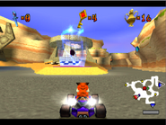 Pura in N. Sanity Beach (Crash Team Racing)