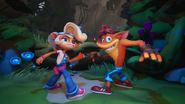 Promo image of Crash and Coco in Fossil Fueled.