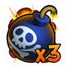 The triple bowling bomb's icon