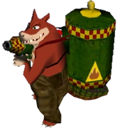 Dingodile in The Wrath of Cortex