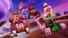 Coco, Crash and Rilla Roo racing in Gingerbread Joyride.