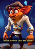 Crash's Ze Artiste skin