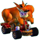 Tiny in his kart