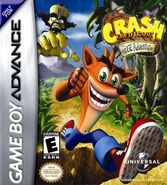 Cortex on the NTSC-U box art of Crash Bandicoot: The Huge Adventure