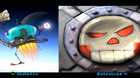 More views of the Space Head. The left image's sign is cut off; presumably it reads "DOOM OR BUST"