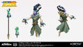Concept art of N. Tropy (F)'s Reanimated skin by Viktor Fetsch.
