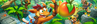 Dingodile in the Gimme Dat Wumpa banner