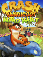 Cortex in promotional artwork for CNK2, featuring an early title