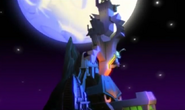 Cortex Castle as seen in the intro of Crash Nitro Kart.