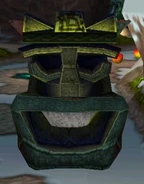 A Tiki's happy face in Cortex Strikes Back