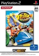 Crash on the NTSC-J PlayStation 2 Konami the Best box art of Crash Bandicoot: Explosion! Nitro Kart