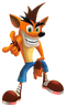 Crash pointing at the viewer.