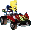 Cortex in Crash Bandicoot Nitro Kart 3D