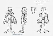 Concept art of the electric lab assistant.