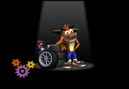 The loading screen in the NTSC-J version