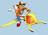 Crash using his firefly machine in The Wrath of Cortex