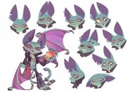 Catbat concept art by Nicholas Kole.
