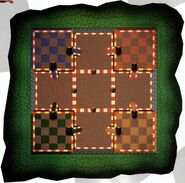 Map of Parking Lot from the CTR: Crash Team Racing Prima strategy guide