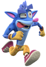 Promo render of Blue Hyena Crash.