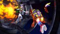 Back view of the jet pack in the N. Sane Trilogy