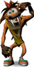 Crash's Cave Crash costume in CTTR