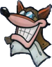 Crash's icon from the flying levels of Warped