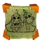 The icon for the "Komodo No Mo" achievement, depicting the Komodo Brothers' frowning faces with X's over their eyes.