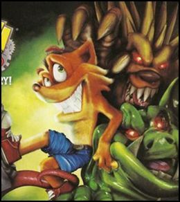 crash of the titans crash bandicoot