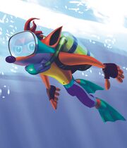 Crash-nageur