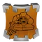 The icon for the "The Crown Jewel" achievement, depicting an evil hand reaching out of a barred window.