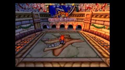 Tiny's boss fight inCrash Bandicoot: Warped.