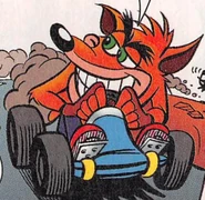 Crash as he appears in the comic