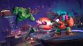 N. Brio, Catbat, Tawna and Crash in N. Sanity Caverns.