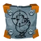 The icon for the "Trigger Clickin' Good" achievement, depicting a chicken with crosshairs over its head.
