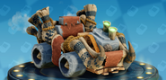 The Mammoth kart set with the War Paint decal
