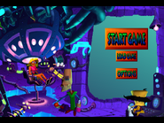 The Cortex Vortex on the Main Menu from a Prototype of Crash Bandicoot.