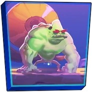 N. Brio in the icon of the "Beat 'Em Any Which Way" trophy