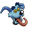 Ripper Roo's portrait sticker from Crash Team Racing Nitro-Fueled