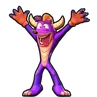 Crash's Spyro skin