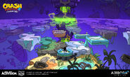 Concept art of the Rift Generator in A Hole In Space.