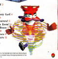 Render of Crash spinning for Crash Bandicoot 2: Cortex Strikes Back