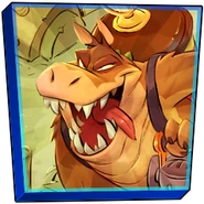 Dingodile in the icon of the "The Whole Picture" trophy