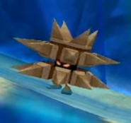 A spike crate in its active state