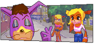 Tawna in adventure mode of Crash Boom Bang!