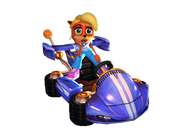 Promo render of Coco in her kart