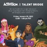 Promotional artwork posted on LinkedIn for an Activision talent bridge, featuring Crash. Artwork by Yvonne Liu
