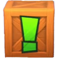 A wooden nitro switch crate from Crash Bandicoot: On the Run!.