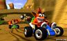 Tiny and Crash together in a race